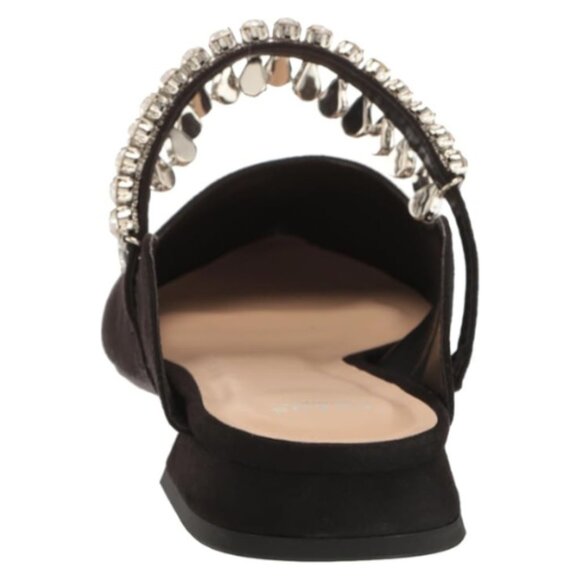 EVANS Women's Strappy Point Mule, 7 Wide, Black - Picture 4 of 6